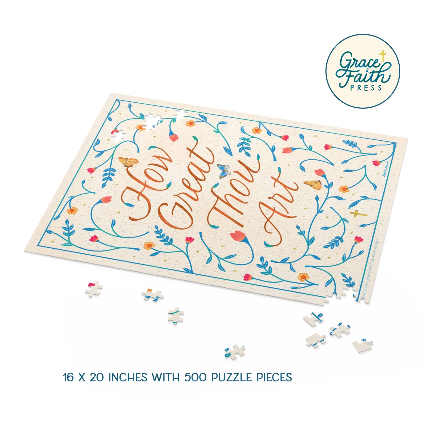 How Great Thou Art Christian Jigsaw Puzzle