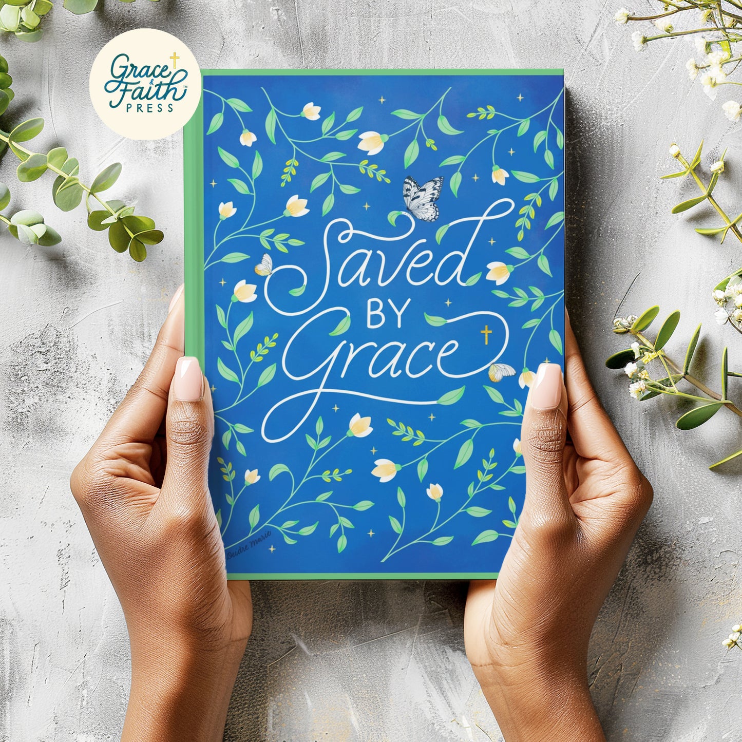 Saved By Grace Hardcover Journal