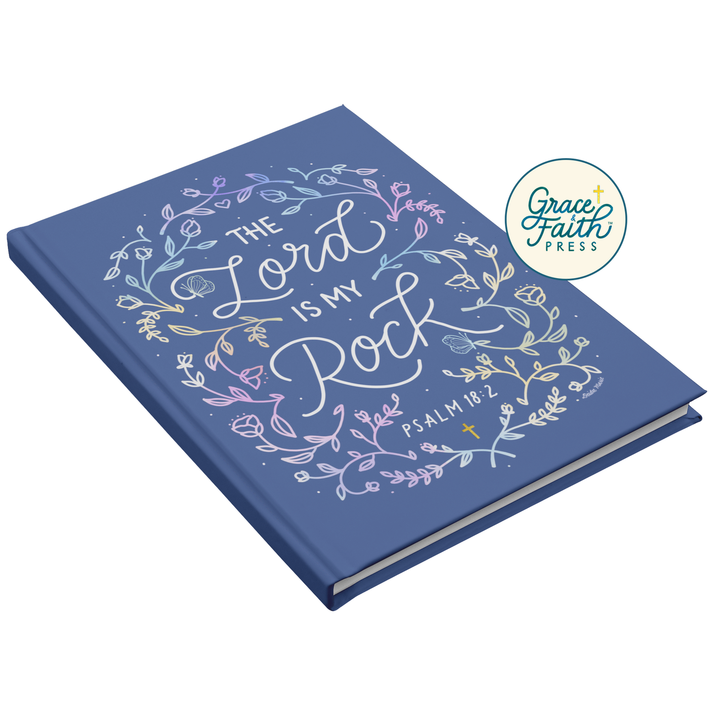 The Lord is My Rock (Psalm 18:2) Journal (Violet)