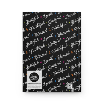 Faithful, Grateful, Blessed (Black) Hardcover Journal