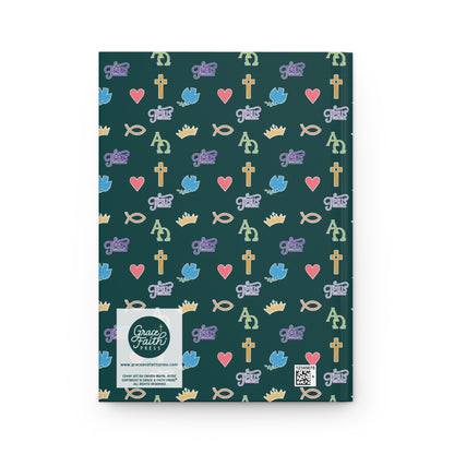 Colorful Christian Symbols Journal (Teal) Hardcover