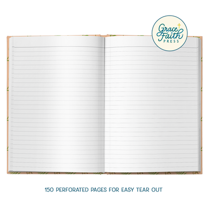 Christian Dogwood Blossoms, Symbols, and Branches (Apricot) Hardcover Journal