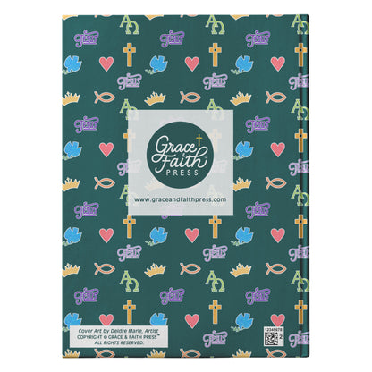 Colorful Christian Symbols Journal (Teal)