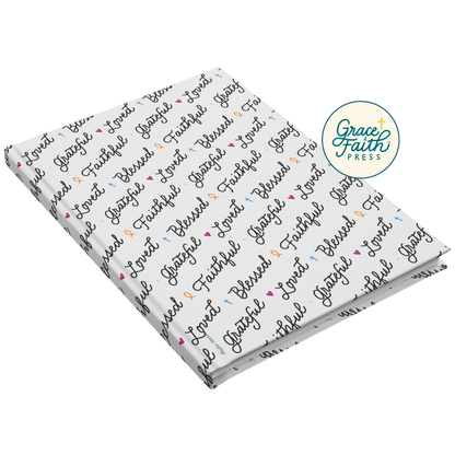 Faithful, Grateful, Blessed Journal (White)