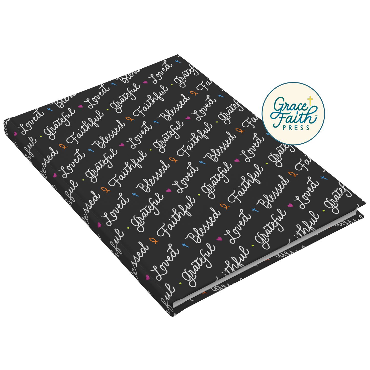 Faithful, Grateful, Blessed Journal (Black)