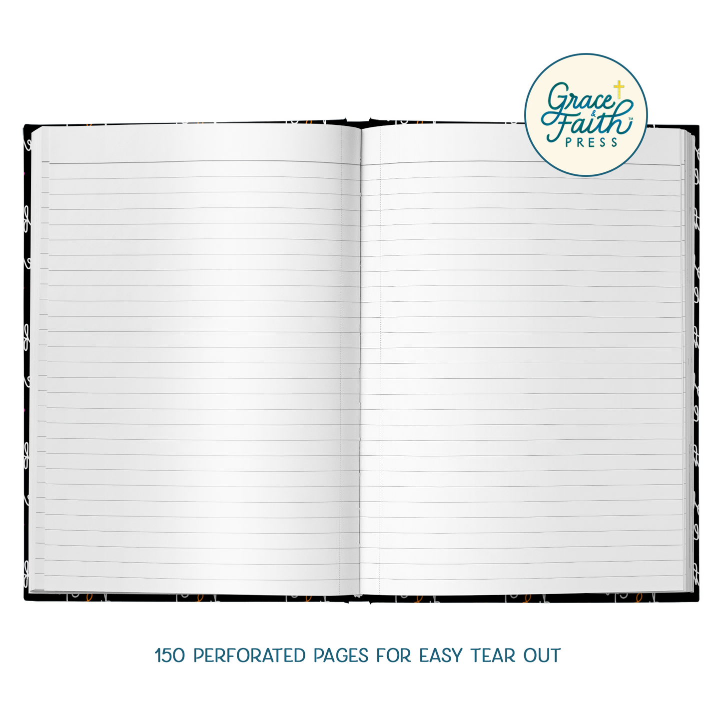 Faithful, Grateful, Blessed (Black) Hardcover Journal