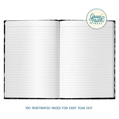 Faithful, Grateful, Blessed (Black) Hardcover Journal