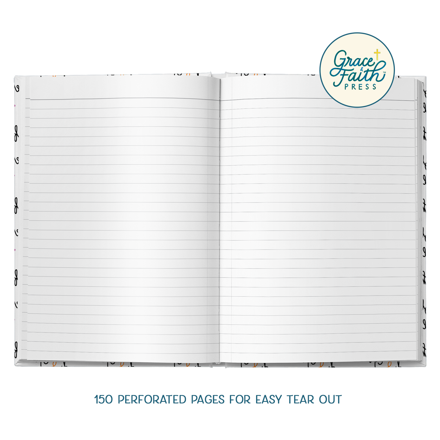 Faithful, Grateful, Blessed (White) Hardcover Journal