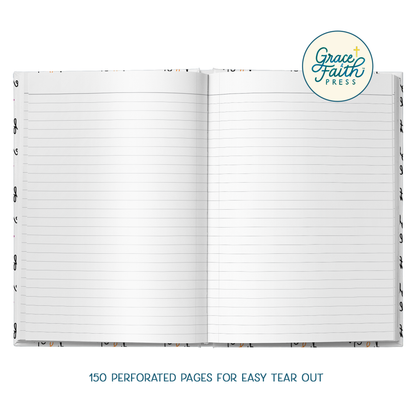 Faithful, Grateful, Blessed (White) Hardcover Journal