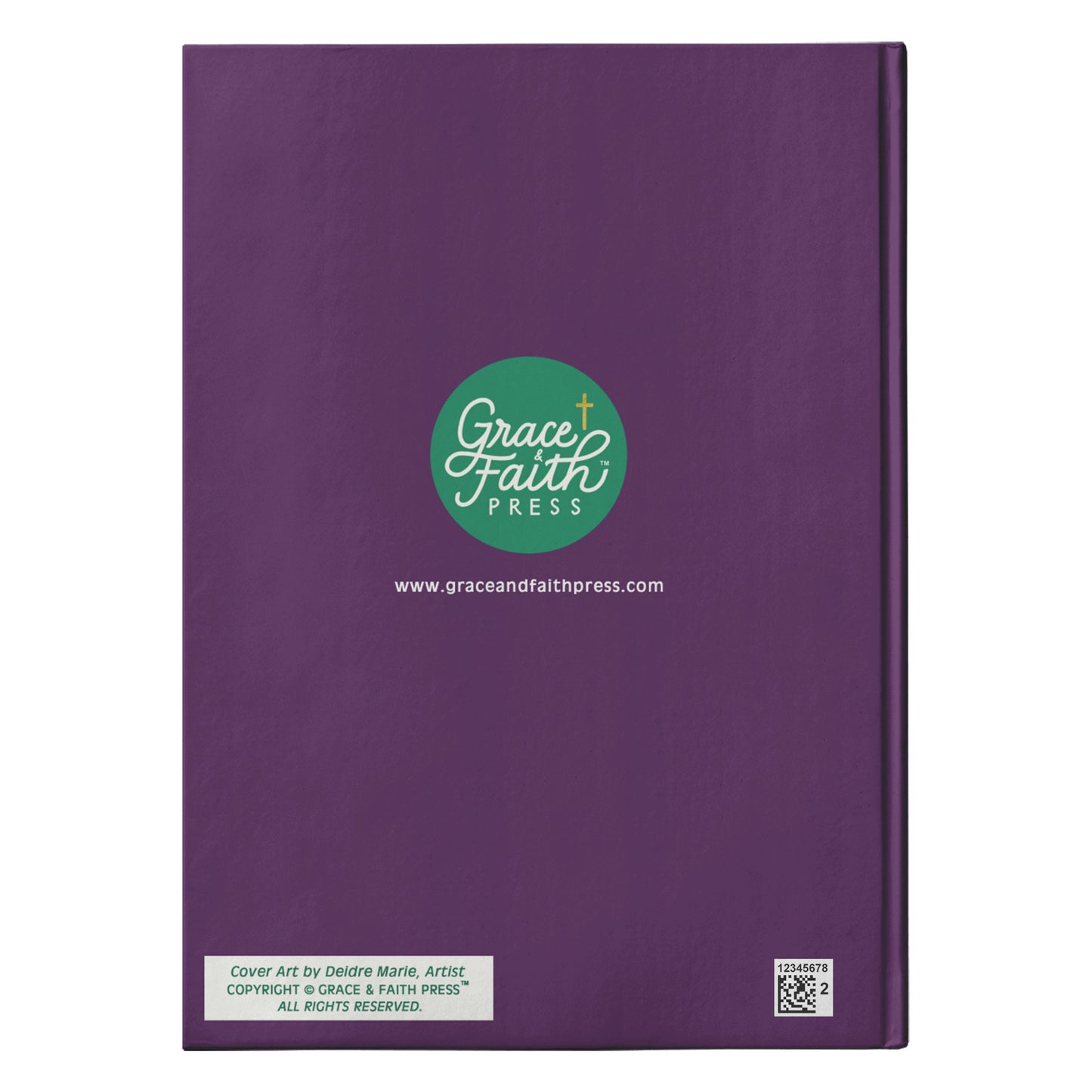 For By Grace Are Ye Saved Journal (Deep Plum)