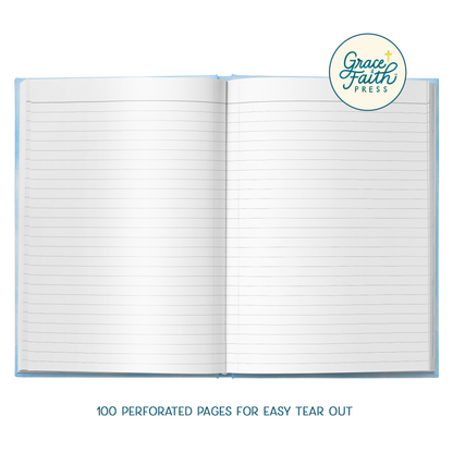 For By Grace Are Ye Saved Journal (Sky Blue)