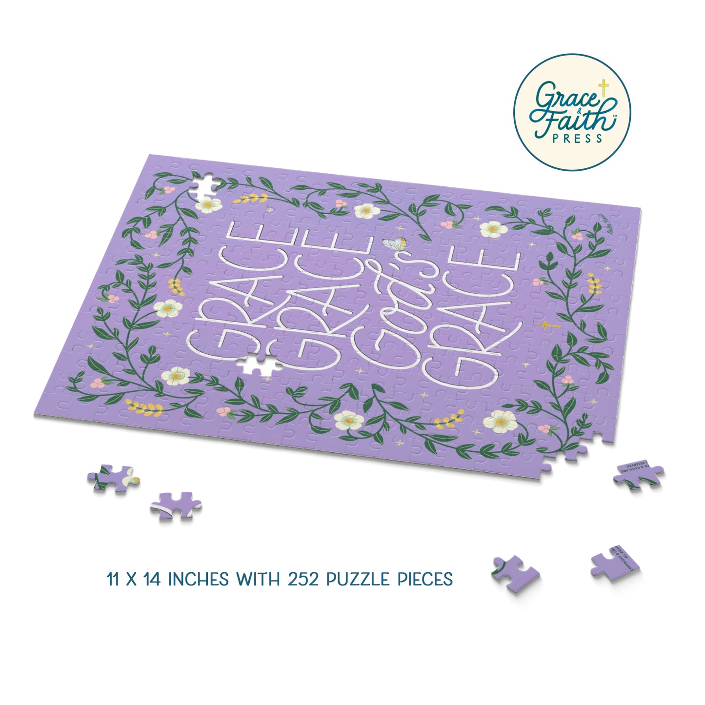 Grace Grace God's Grace Christian Jigsaw Puzzle