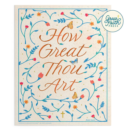 How Great Thou Art Christian Jigsaw Puzzle