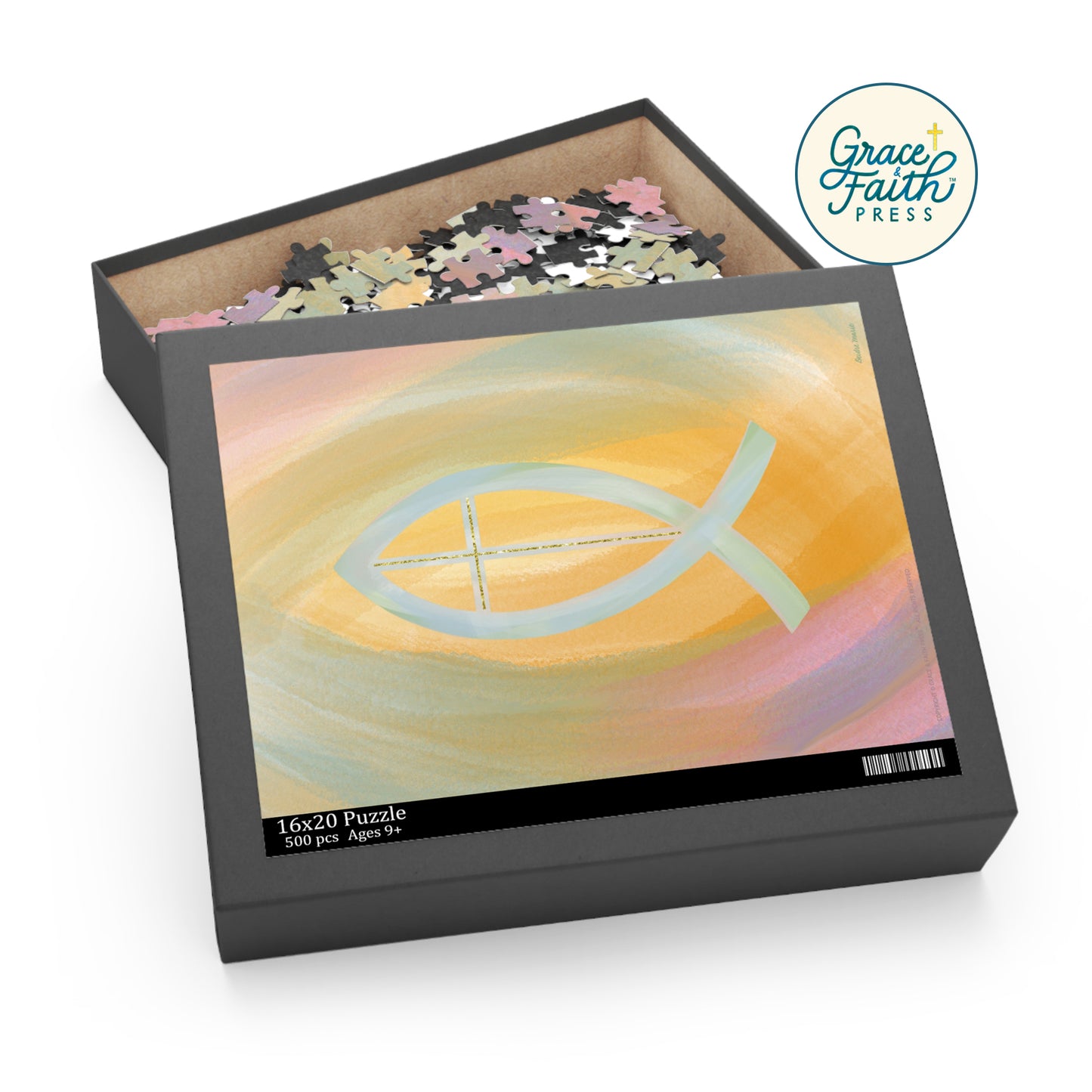 Ichthus Christian Fish Symbol Jigsaw Puzzle