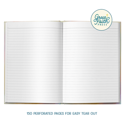 Ichthus Christian Fish Design Hardcover Journal