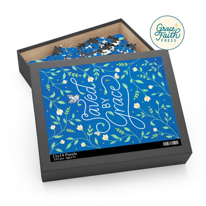 Saved By Grace (Ephesians 2:8) Christian Jigsaw Puzzle