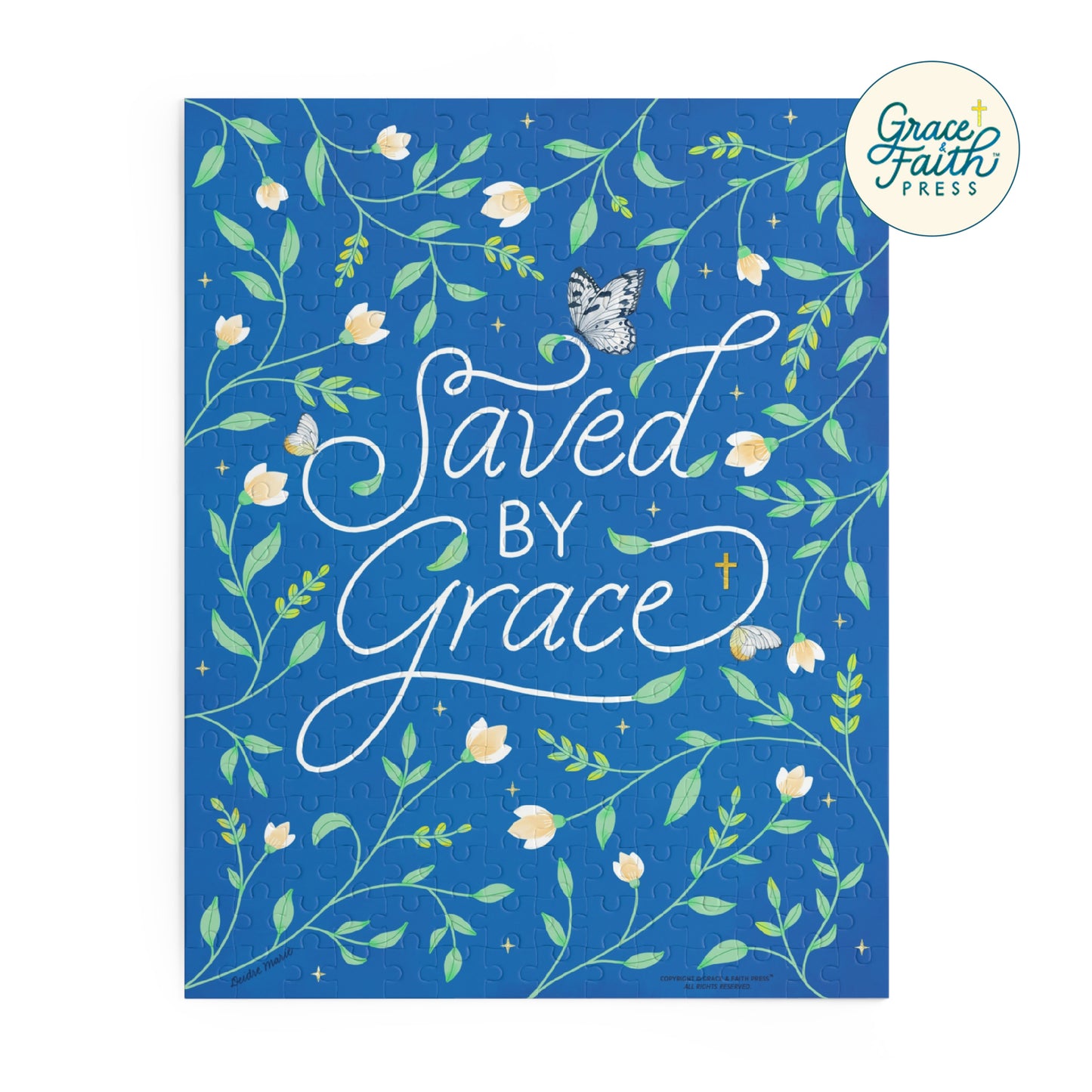 Saved By Grace (Ephesians 2:8) Christian Jigsaw Puzzle