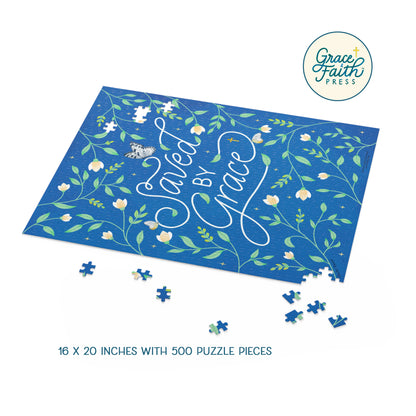 Saved By Grace (Ephesians 2:8) Christian Jigsaw Puzzle