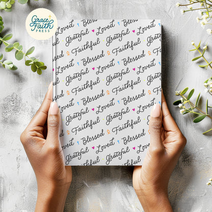 Faithful, Grateful, Blessed Journal (White)