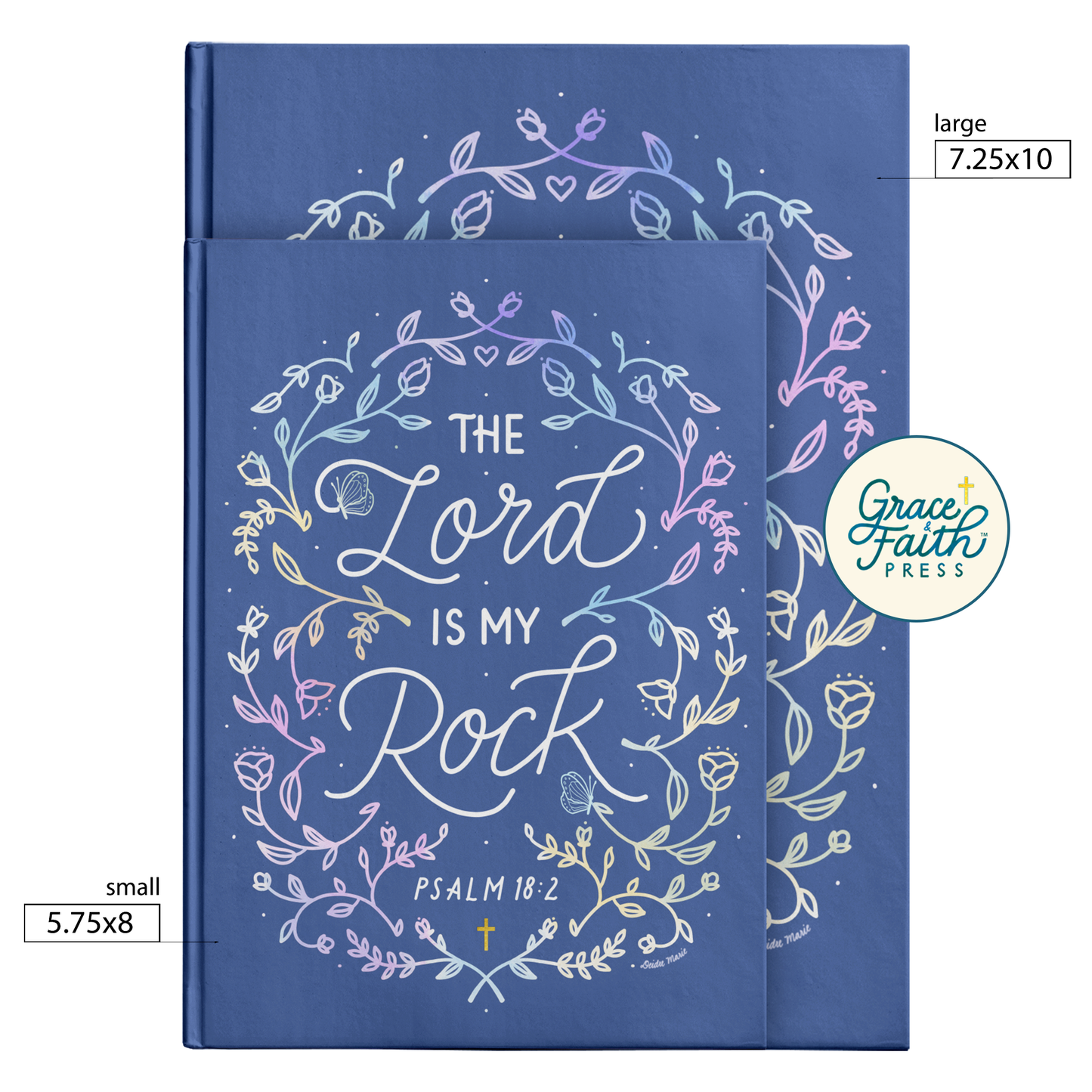 The Lord is My Rock (Psalm 18:2) Journal (Violet)