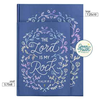 The Lord is My Rock (Psalm 18:2) Journal (Violet)